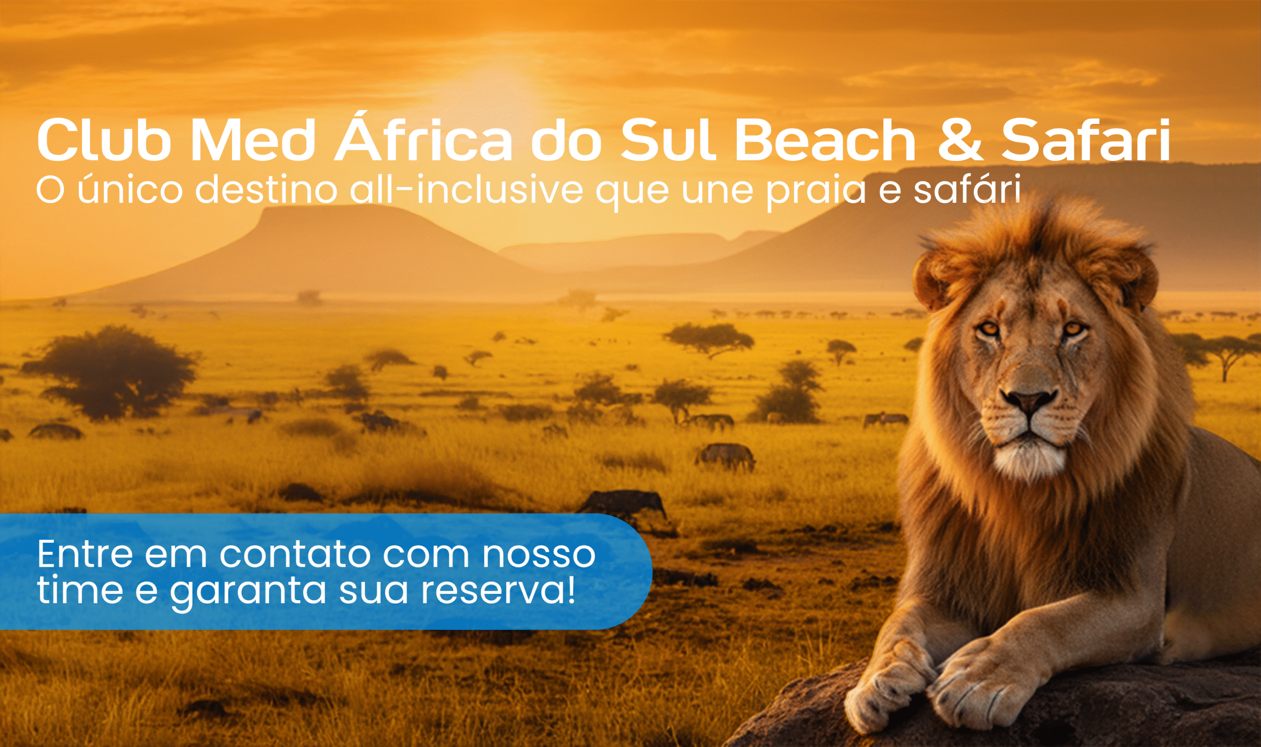 Club Med África do Sul – Beach & Safari com a Okean Experience (all-inclusive premium e consultoria exclusiva)